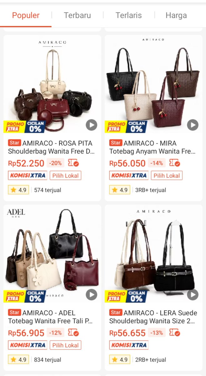geyaceez's tweet photo. kirain tas secantik ini bakal mahal, ternyata mulai 50 ribuan aja loh? 😭🤍 https://t.co/RA0U0u9Yn4