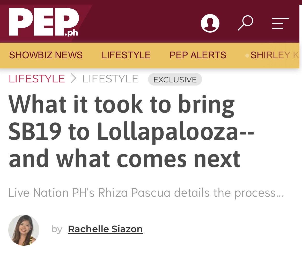psychedup247's tweet photo. To everyone currently having a meltdown, my apologies in advance. This is a little long, but I figured a bit of context might help before the narrative gets rewritten again. 😆

So let me get this straight. You say there was a “connection,” and then you say they had to “beg.” If there was already a connection, why would begging even be necessary? Which narrative are we going with? 😂

The article itself makes it clear that the Live Nation connection did not automatically get SB19 into Lollapalooza. Ms. Rhiza Pascua explicitly said Lollapalooza is very strict about its brand, that they conducted their own due diligence, and that SB19 were not getting in simply because she was part of Live Nation. She even waited four months for their decision. 

And if you insist on calling her advocacy “begging,” then what exactly do you make of the outcome? After SB19 performed, the president of Lollapalooza called Ms. Pascua again because they wanted SB19 for other Lollapalooza shows in South America and India. Then Live Nation Global expressed interest in working with SB19 and doing tours with them.

If SB19 supposedly needed to be “begged” into being wanted, why did the people running the festival come back asking for more? 😂

And are we really going to reduce Lollapalooza’s decision to someone simply begging them to take an artist? 
That is actually insulting Lollapalooza’s own professional judgment. They evaluated SB19, gave them a stage, watched them perform, and then decided they wanted more. That is not charity. That is a professional decision based on what they saw.

A pitch can open a door. Advocacy can create an opportunity. But neither can manufacture the kind of response SB19 received after they actually performed. The performance had to deliver. The artistry had to speak. The audience had to respond. And clearly, something about SB19 made Lollapalooza want more.

So yes, acknowledge Ms. Pascua for fighting for the opportunity. But don't rewrite the story as though SB19 was carried onto that stage by connections or pity. The connection may have opened the conversation. Ms. Pascua may have fought for the opportunity. But SB19's own talent and performance are what turned that opportunity into a bigger one. 😊