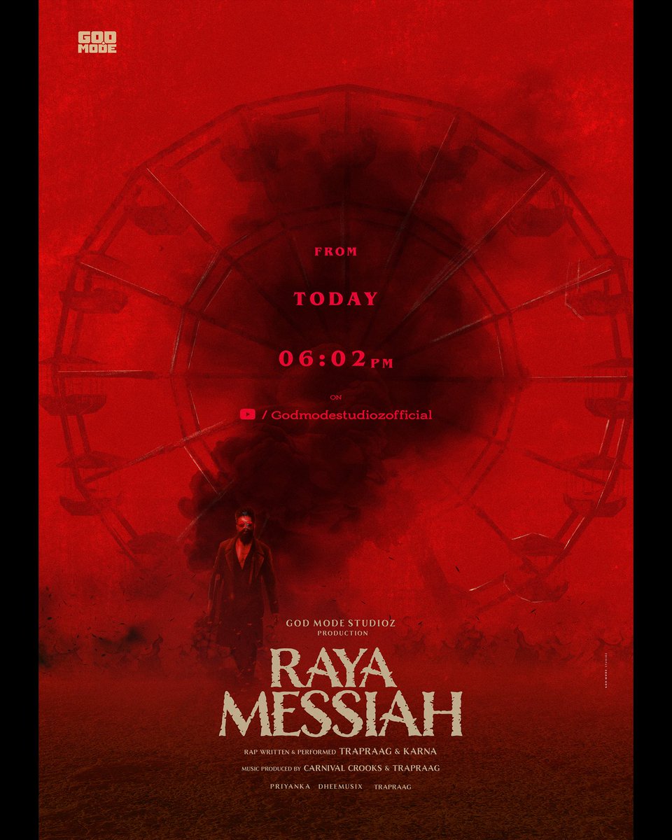 godmodestudioz's tweet photo. He doesn’t deal with the Devil, the Devil deals with him. 👑 
Start your prayers..the takeover begins today @ 06:02 PM. 🔥

#RayaMessiah #Toxic #RockingStarYash #Yash https://t.co/ucrjD67tgN