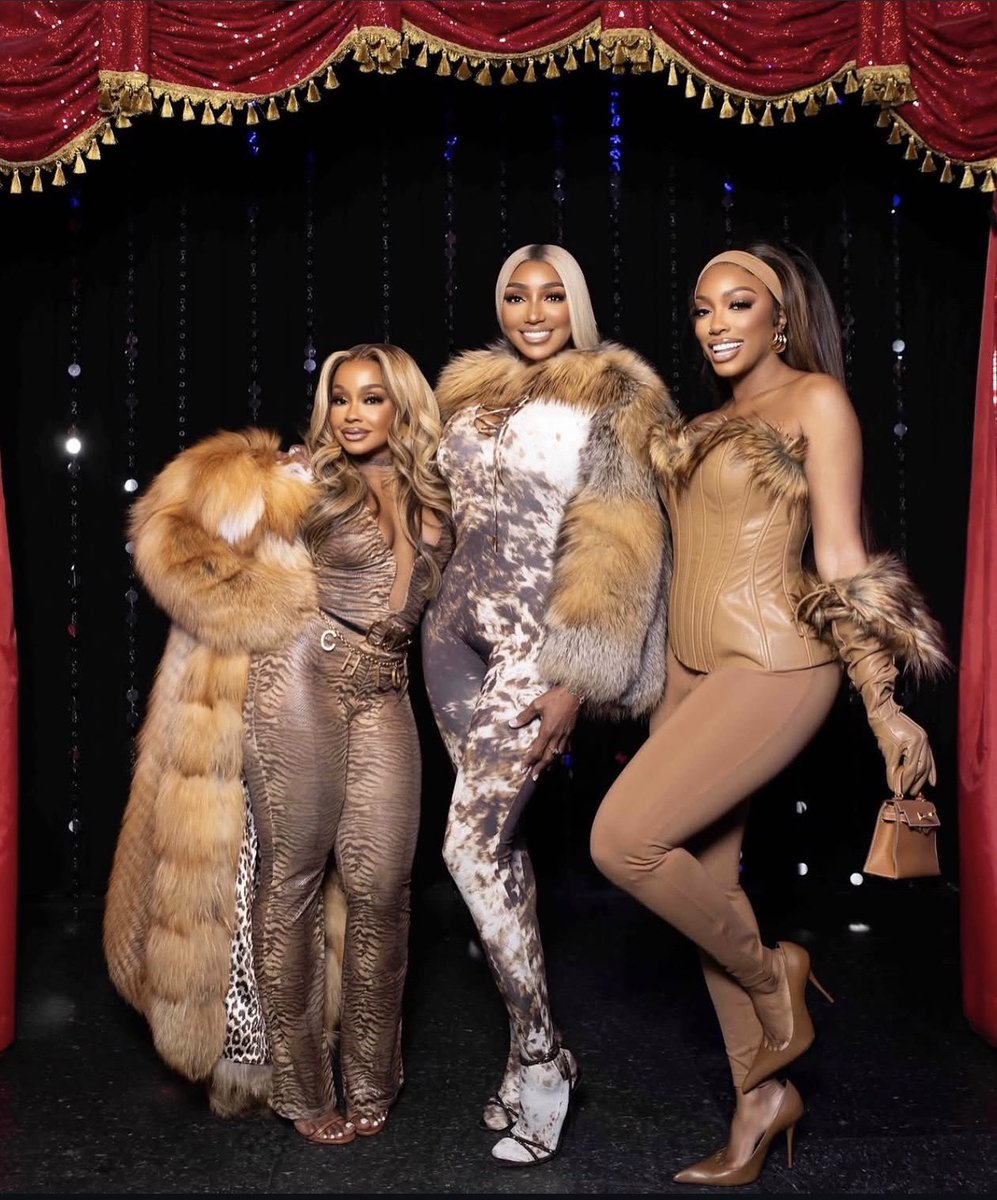 TheKempire's tweet photo. Porsha has done a good job but seeing Nene’s history with the other OGs just really emphasized why it should’ve been her as a principle cast member. But this buildup to her appearance has been beautiful. #RHOA #RHUGT https://t.co/90qwrLq7iL