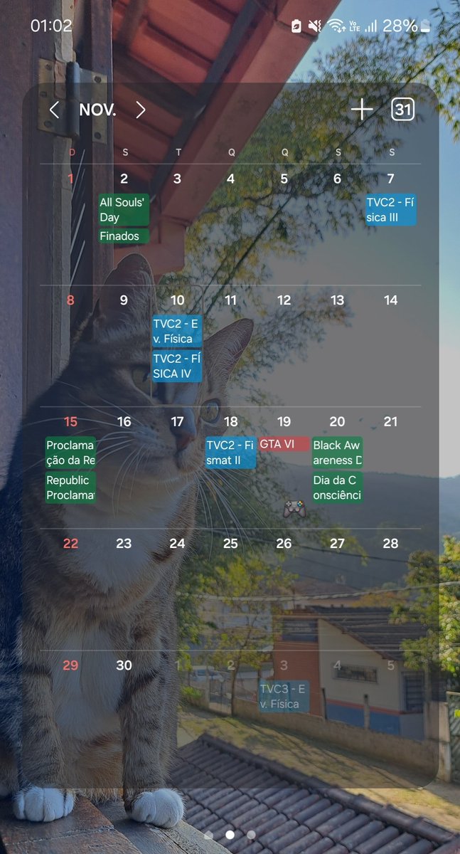 albertobcrd's tweet photo. Todas as minhas provas (em azul) caem antes do gta VI 🙏

Vou jogar sem parar entre 19 e 23 e tentar zerar em pelo menos uma semana. No início de dezembro já vou ter prova dnv 😞 https://t.co/Wn0zFA6CW0