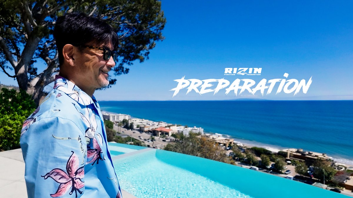 rizin_PR's tweet photo. 📣公開スタート📣
▶️#RIZIN_Preparation

【密着】榊󠄀原信行 in ロサンゼルス＆ハワイ / Nobuyuki Sakakibara in Los Angeles &amp; Hawaii

ご視聴はこちらから👇
🔗https://t.co/rQyEHMgWqE

#榊原信行CEO #超RIZIN5 🎆 @nobu_sakakibara https://t.co/lWRogf4c9y