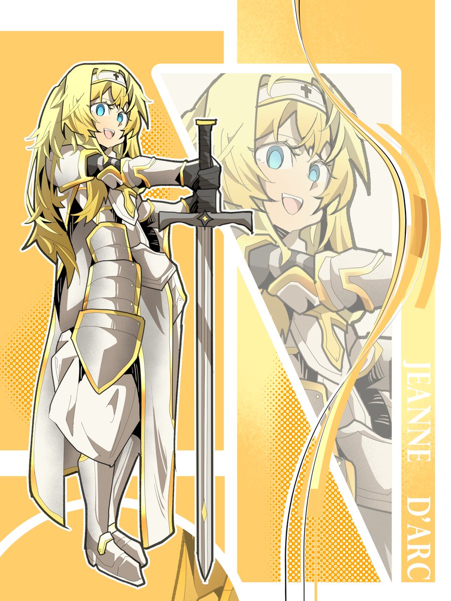 fanxi93988629's tweet photo. DAY 21  

Jeanne d'Arc

因为昨天收到了感谢的评论，所以今天再画一次贞德 https://t.co/4LJ6bKEKI3