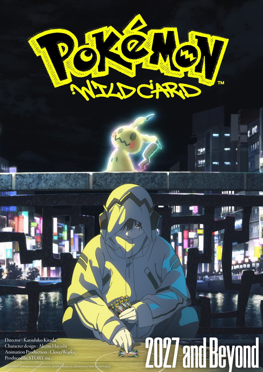 _OtakusBR's tweet photo. 🚨 Anunciado NOVO FILME de Pokémon!

"Pokémon: Wild Card" é o retorno da franquia aos cinemas após 7 anos, baseado no TCG de Pokémon.

Estreia em 2027. https://t.co/UyYgi2gqdf