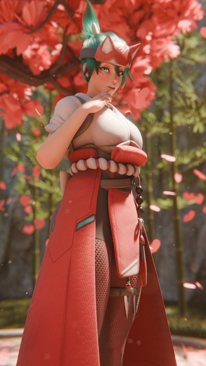 Equinox3DX's tweet photo. Shrine visit 🦊🌸

Model by @Ent_Duke 

#3Dart #kiriko #OverwatchArt https://t.co/Xe8ahmjm6X