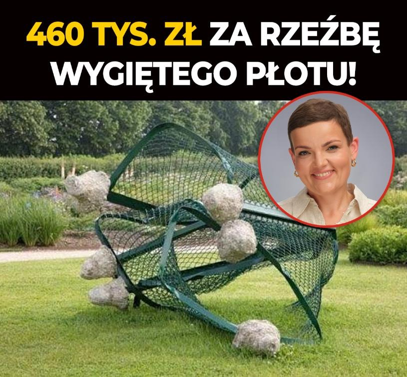 PUsiadek's tweet photo. Wyrwany płot za 460 tys. zł
Kolejna pseudosztuka sfinansowana z twoich pieniędzy!

W parku Muzeum Jana Kochanowskiego w Czarnolesie odsłonięto instalację „Fence” Moniki Sosnowskiej. Muzeum opisuje ją jako zniekształcony fragment modernistycznego ogrodzenia, który ma zyskiwać „poetycki wymiar”. 

Psudosztuka. W praktyce powyginany płot z betonem, wyglądający jak odpady po remoncie. Ludzie są wściekli i trudno im się dziwić. Bo instalacja powstała za ich pieniądze.

Według informacji podawanych przez media całkowity koszt projektu to 460 tys. zł, z czego 377 tys. zł pochodzi z programu finansowanego przez Ministerstwo Kultury i Dziedzictwa Narodowego Marty Cienkowskiej

Mierzymy się z rekordowym deficytem, a rząd Tuska marnuje publiczne pieniądze na takie głupoty!⁩