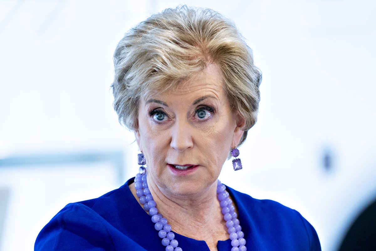 SpencerHakimian's tweet photo. JUST IN: Linda McMahon says she is seriously looking into running in 2028 https://t.co/fqZhTx0PYj
