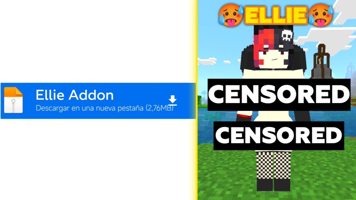 jennymod36's tweet photo. 🟢 Ellie Addon Remake for Minecraft Bedrock

👇 Ellie Mod Here 👇
https://t.co/AYqw1qTj3C
#Minecraft #jennymod #sexcraft #fapcraft https://t.co/VUMpj3oMDO