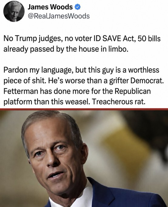 AntiLeftMemes's tweet photo. Who else agrees with James Woods?

Because I do! 🙋‍♂️ https://t.co/BknNWGYOLT
