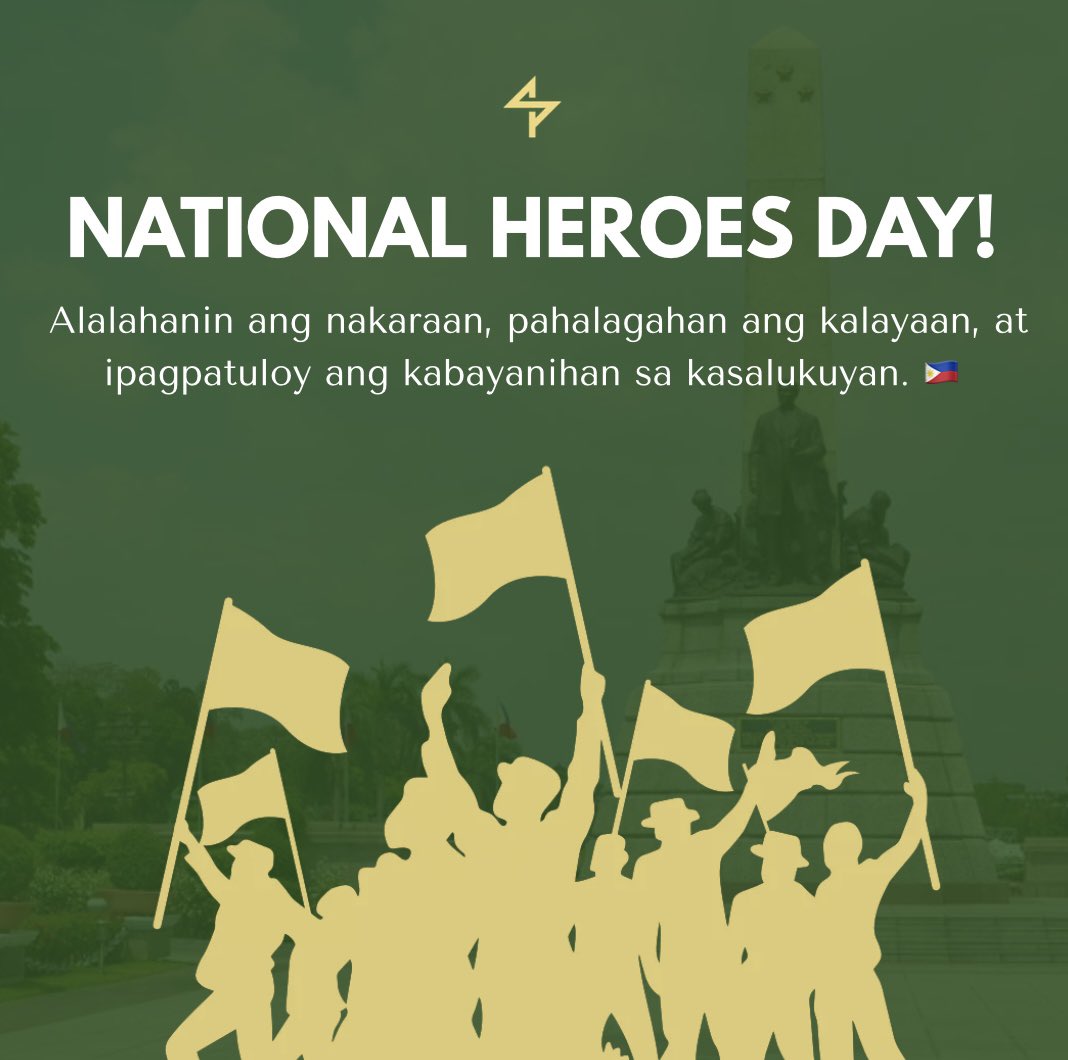 safepoint_ph's tweet photo. May their courage and love for the Philippines inspire us to be heroes in our own simple ways.

Mabuhay ang mga Bayani ng Pilipinas! 🇵🇭
#NationalHeroesDay #SafePointPH https://t.co/BkXSBunGjh