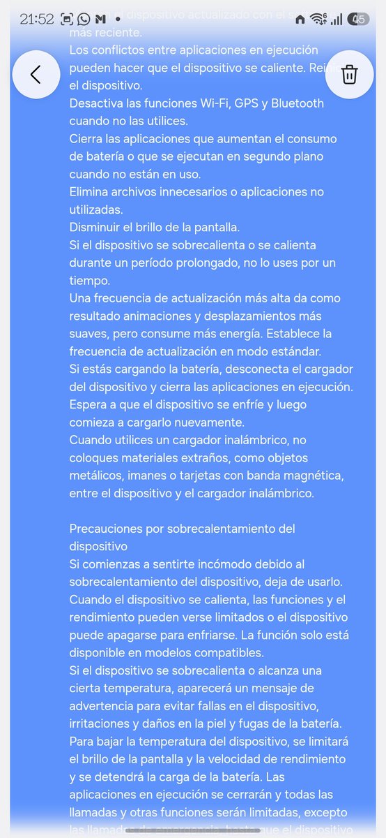 CecyPau's tweet photo. @SamsungMexico @Profeco

Reporté sobrecalentamiento de mi #GalaxyS24plus desde mayo a través de Samsung Members, me dijeron que no se afectaría la vida útil y... https://t.co/TTLzmJRfPv