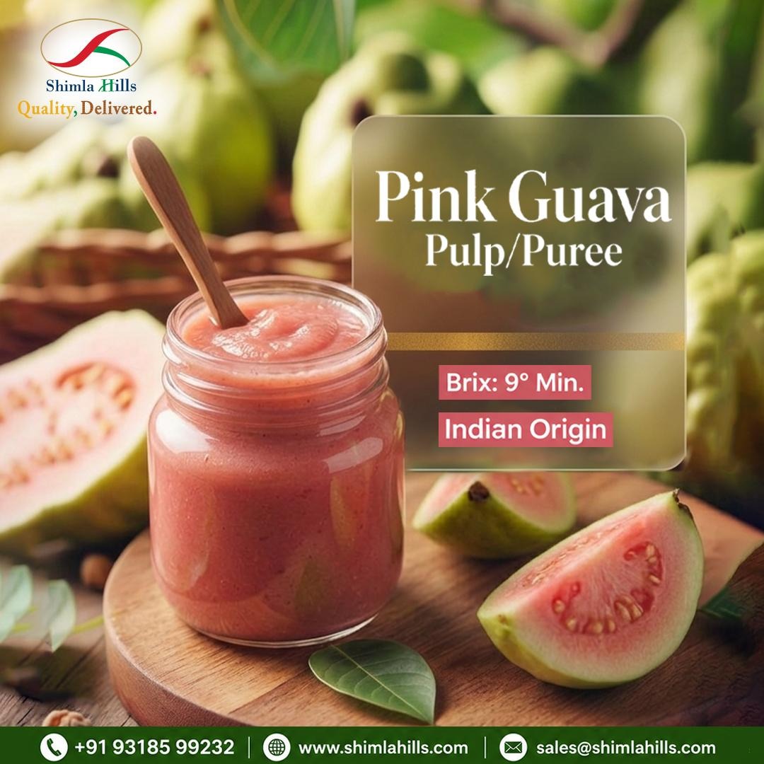 Shimla_Hills's tweet photo. From beverages and nectars to desserts, dairy applications and fruit-based formulations, 𝐒𝐡𝐢𝐦𝐥𝐚 𝐇𝐢𝐥𝐥𝐬’ 𝐏𝐢𝐧𝐤 𝐆𝐮𝐚𝐯𝐚 𝐏𝐮𝐥𝐩/𝐏𝐮𝐫𝐞𝐞 offers reliable quality for F&B manufacturers worldwide.
Explore: https://t.co/0EgPVbYHYg
#ShimlaHills #PinkGuava #Guava https://t.co/lSrGIuXUiu