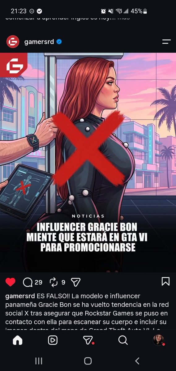 Briasofiah's tweet photo. Que vergüenza gracie jaja y no pensó que #Gta no lo iba a ver ? https://t.co/9MGOc9Yfvq