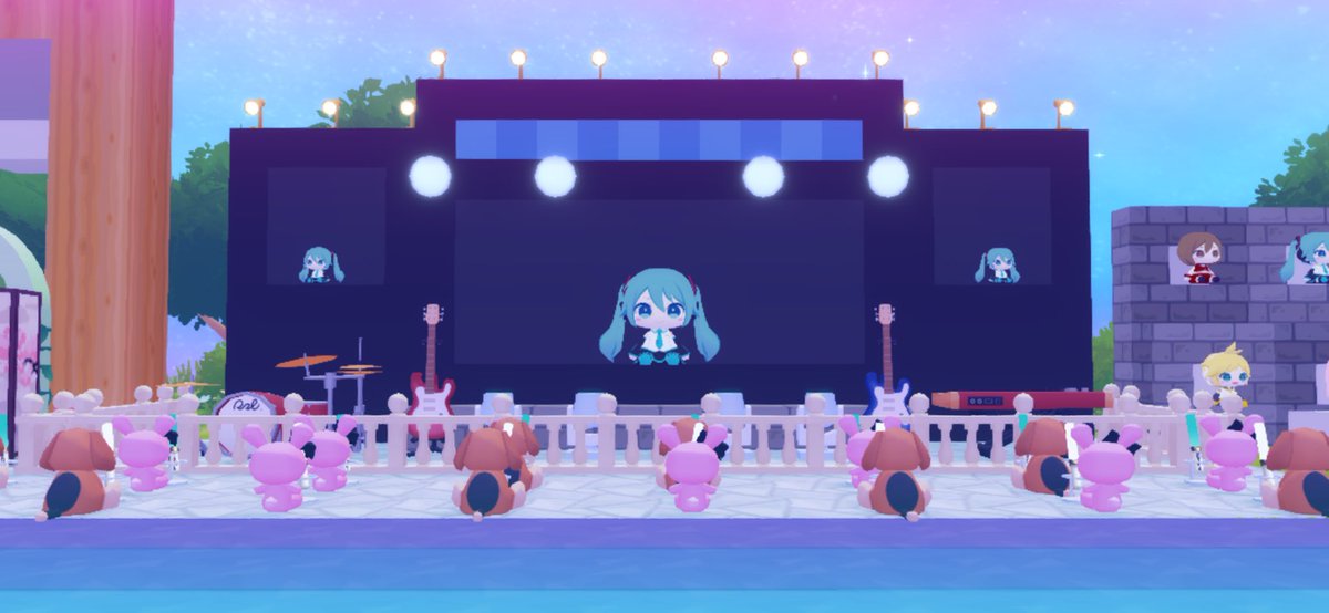 seri_stupid's tweet photo. ゲーム内のおすすめで流れてきて、千本桜だ！素敵だ！と思ったので行かせていただきました
たくさんの楽曲の再現があってとても素敵でした！！！
まさかぽっぴっぽーあるなんて思わなかったですw
野菜ジュース買わないとなぁ…🧃 https://t.co/ivwgRYuwvF
