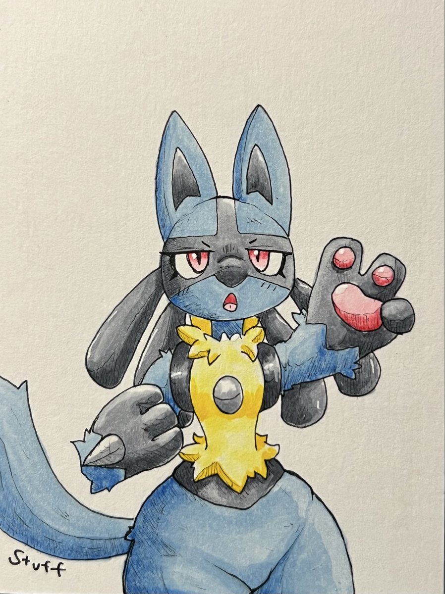 stuffmadebymel1's tweet photo. He wants 2

Quick doodle

#lucario #pokemonㅤ https://t.co/7N675rsNOb