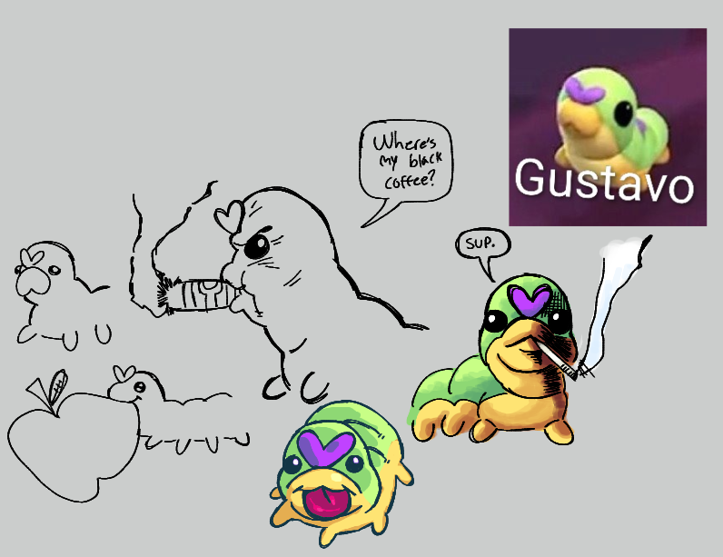 Bugdroid1's tweet photo. I fw gustavo the worm
#brawlstarsart https://t.co/EZT0iSupJU