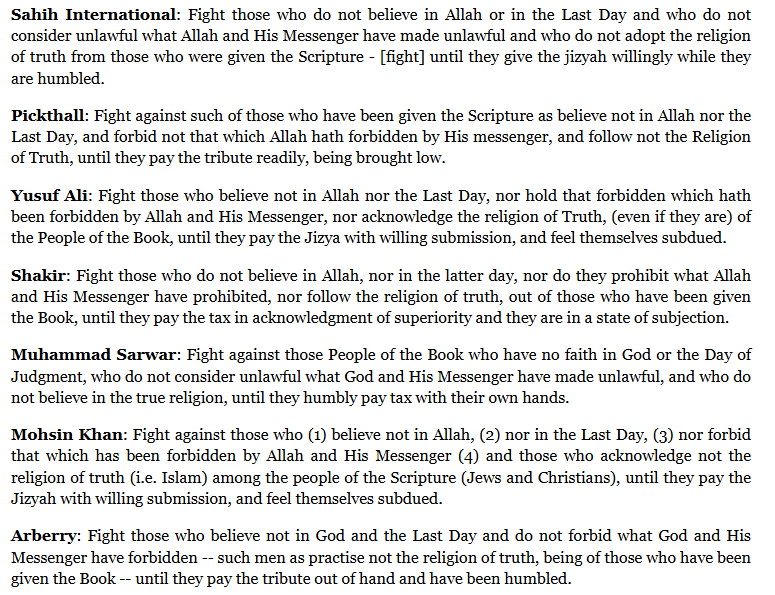 thebluecros's tweet photo. @MetalDude142678 @Nadi_alkhayr @Jahilterminator @AxadJimco My guy the Quran itself says its a humiliating tax🤦

Dude try to deny as many sources by narrowing it to only the 7th century but it still doesn't work😭 https://t.co/dGRdNaXW1t