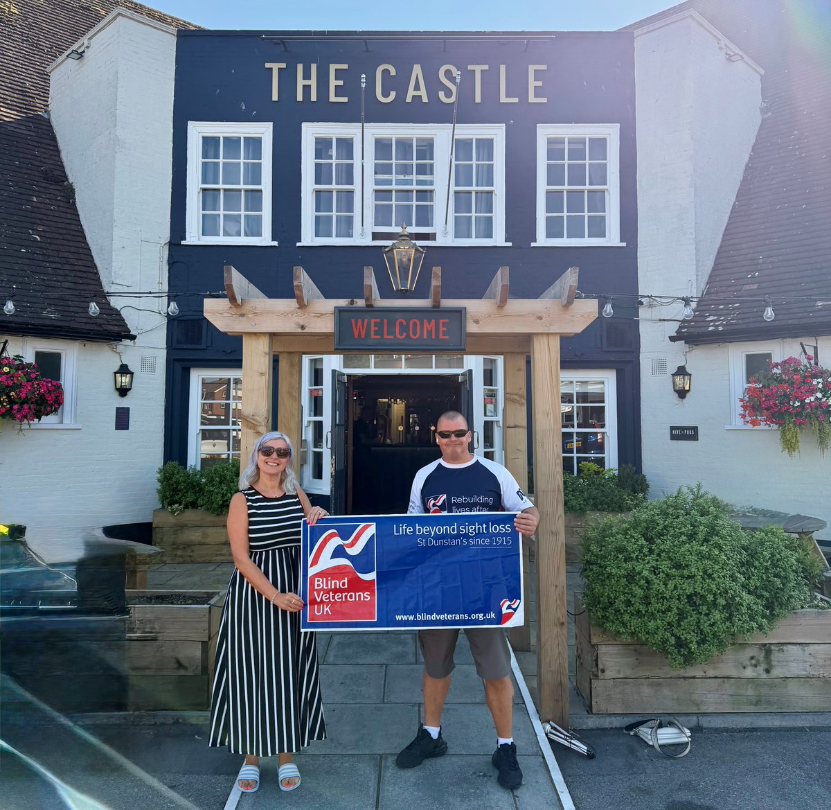 BlindVeterans's tweet photo. Stu will be the one walking 100km at the #SouthCoastUltra next weekend. But he won’t be doing it on his own.

His local community in West Sussex has helped him raise more than £5,000, and shown him just how many people are behind him.

Read more: https://t.co/MZbTINygPx https://t.co/wxKz8Is3bQ