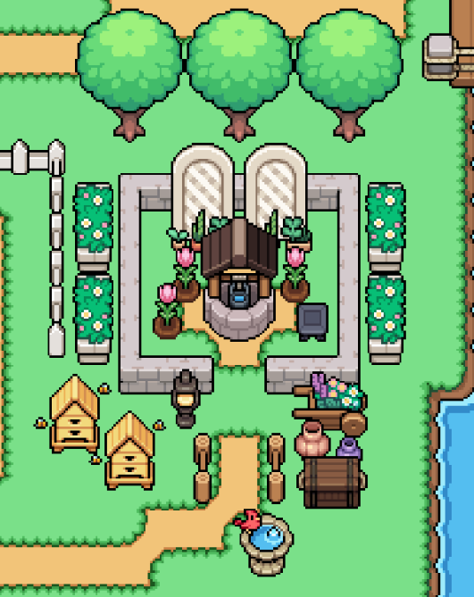 Mayyy_King's tweet photo. Anyway I'm currently doing Historia's farm in the planner and this spot looks cute... https://t.co/jEwbSPQ6lT