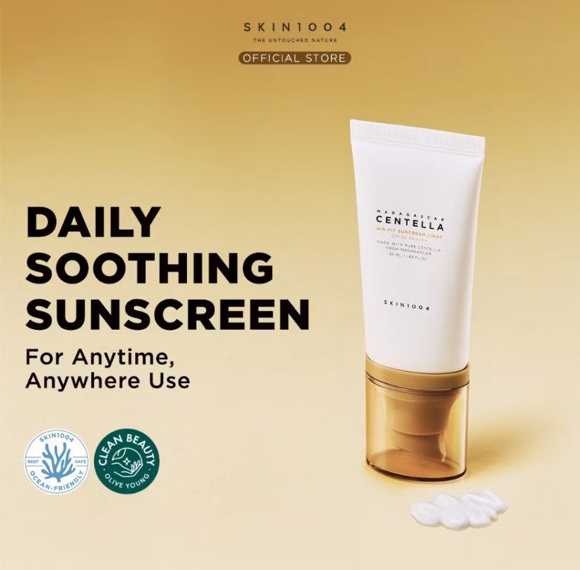 ajengayuartno's tweet photo. @naravenya MAAF YA TAPI AKU BARU PINDAH KE
SKIN1004 YG KUNING (o)
awalnya pake yg mahal2, eh ini 100rb an doang
tapi hasilnya???? ga kalah sama sunscreen 500rb
teksturnya airy banget + ga bikin
breakout
team kulit sensitif dan acne wajib
cobain ini
https://t.co/1QY1UY9rCu https://t.co/gPH034t3QU