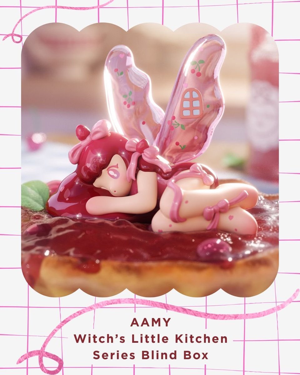 SUN_PORT_'s tweet photo. 🧙♀️🪄 魔法のキッチン、OPEN! 🪄🧁
AAMYのかわいい世界観がぎゅっと詰まった「Witch’s Little Kitchen」 が登場💕
どの子が出るかは開けてみるまでのお楽しみ…♡
スイーツや魔法をモチーフにした
キュートなフィギュアを集めちゃおう🍰🎀1個peace¥2420(税込)
#AAMY #WitchsLittleKitchen https://t.co/JhKH9VEcvc