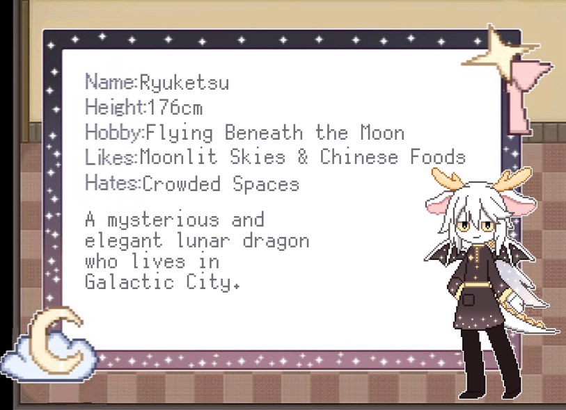 Haris24Ratna's tweet photo. @cookiemonstour1 Lunar Cities Sweet Dream Character Profiles Part 4🌃🎑 #Funamusea #Okegom #FanGame #RPG #Adventure #LunarCitiesSweetDream #Profile #Ryuketsu #Yageto #Hitsuna #Umeya https://t.co/kBZuQhH1Ak