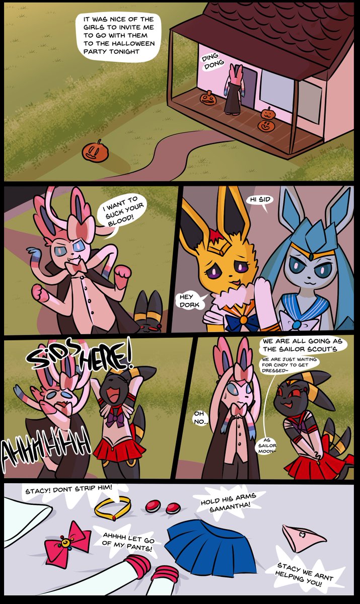 MatachuLite's tweet photo. sailor moon sylveon comic.
seeing people liked a friends art of him. https://t.co/a7DeIWLr3M