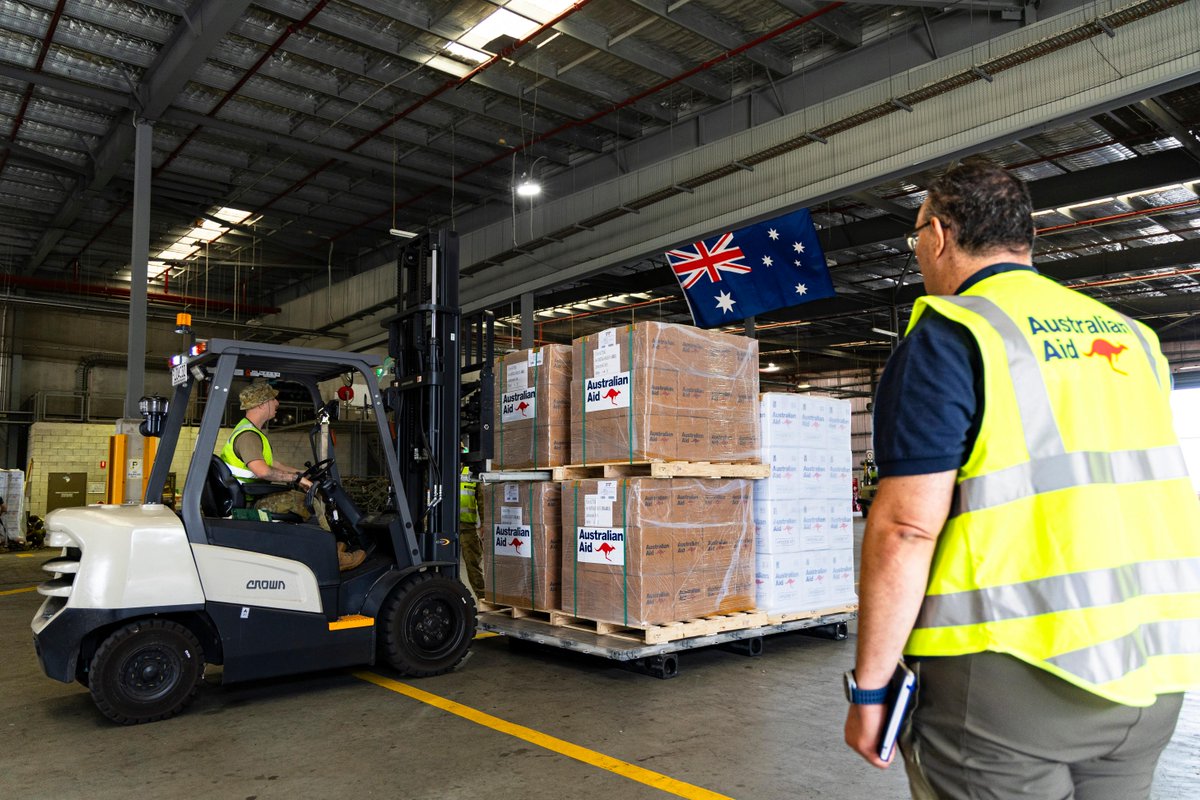 DefenceAust's tweet photo. As part of the whole-of-Australian Government response to the catastrophic flooding in Nepal, the Australian Defence Force is supporting the Department of Foreign Affairs and Trade (@DFAT) by providing an @AusAirForce C-17A Globemaster III to transport humanitarian assistance and disaster relief supplies, equipment and personnel. The C-17A is expected to depart Australia for Nepal in the coming days.

#YourADF #HADR @AusHumanitarian @AusAmbNP @ausgov @nepal_australia