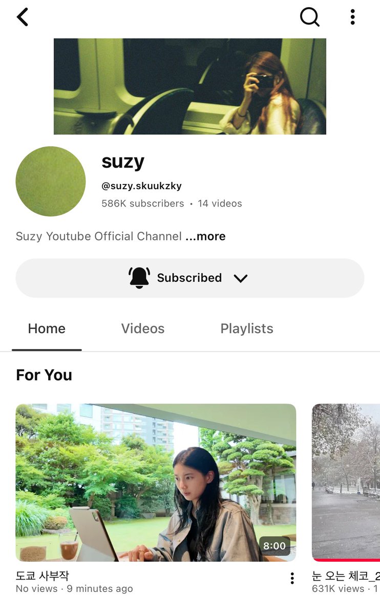 shuzkay's tweet photo. 260731 skuukzky
ㄴ #SUZY insta story update 

🐰: “quietly doing things little by little”
🐰: (small) “The vlog update is complete”

suzy’s new vlog: “quietly doing things in tokyo”
https://t.co/Z9wl9jYWwc https://t.co/rSyxWQYUlY