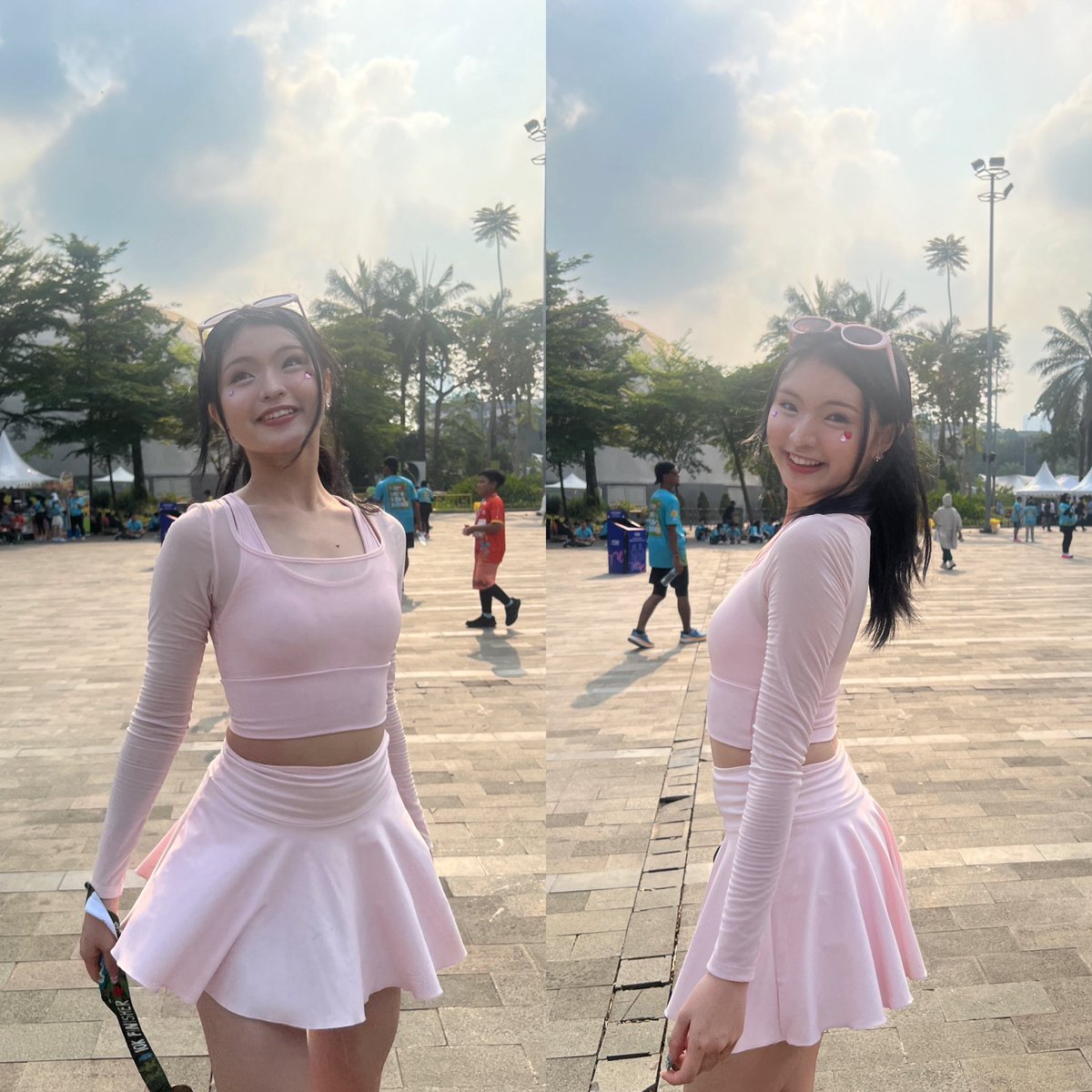 Y_CynthiaJKT48's tweet photo. #Cynin siang-siang supaya kamu SEMANGAT menjalani hariii! 💪💪💪 https://t.co/njEcH8oWEh
