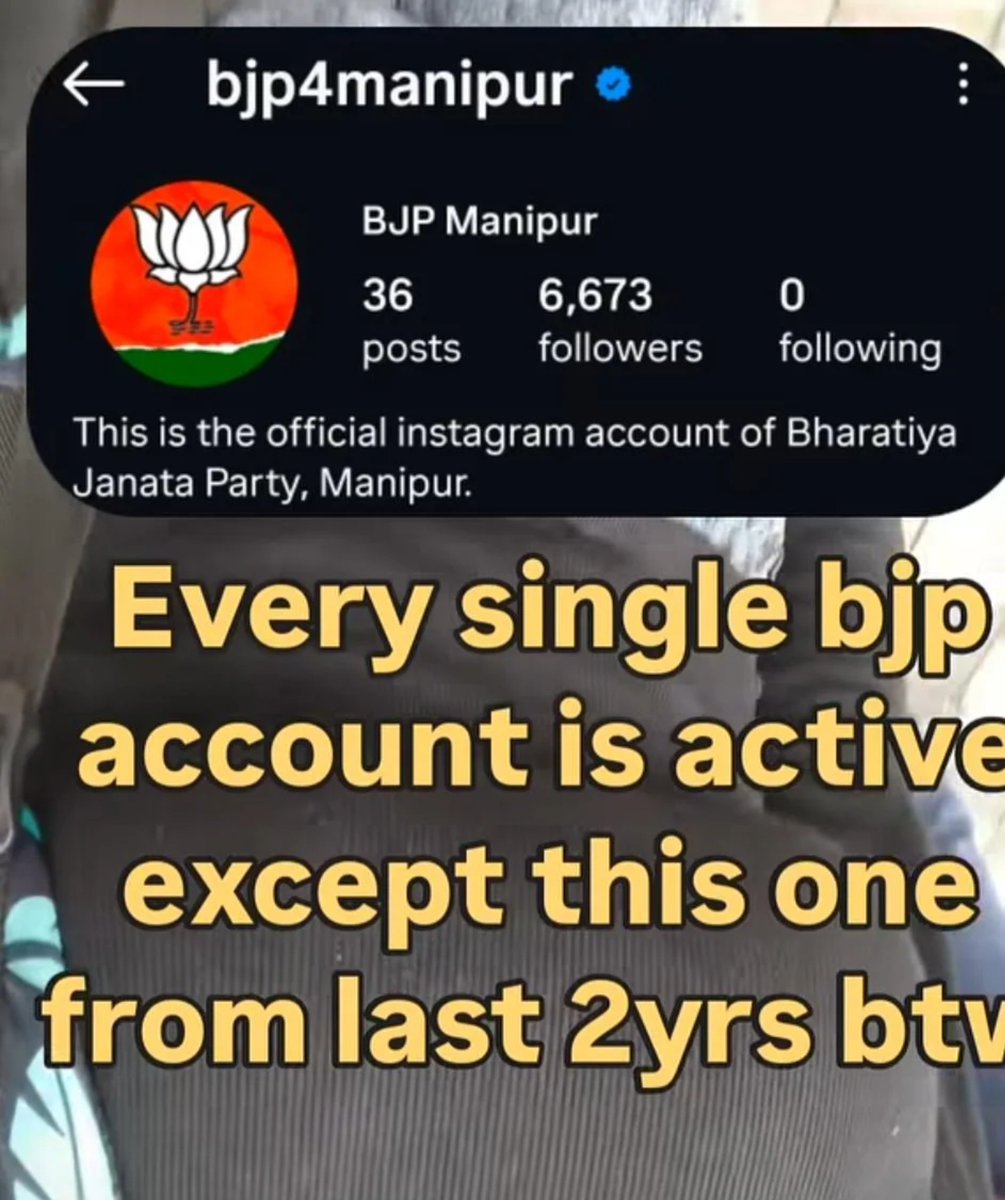 T_RexRoars's tweet photo. Where is BJP Manipur?? https://t.co/tZF9ve0Ruw