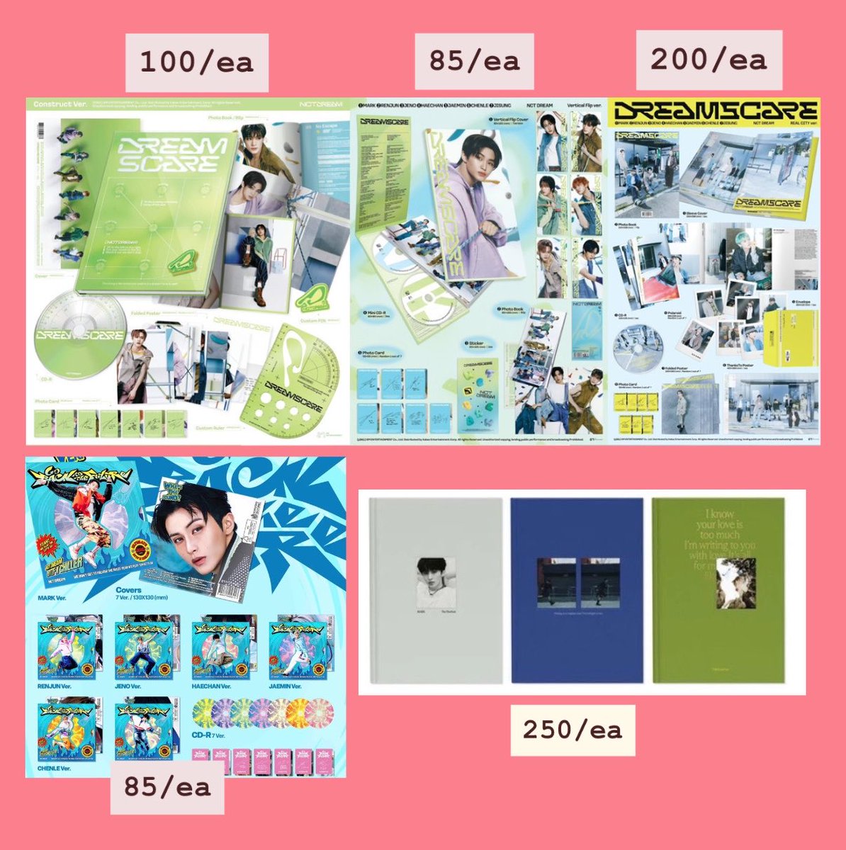 bloominej's tweet photo. pls rt ka <3

พร้อมส่ง อัลบั้ม เต็ม ไม่แกะ album
♡ real city 
♡ vertical flip
♡ construct
♡ bttf digipack
♡ mark the firstfruit 
มีเยอะมากๆค่า 

🎀 ค่าส่งเหมา 50฿ 
รอบส่ง sat/sun นี้รอบเดียวก่อนนะคะ🥺

#ตลาดนัดnct #ตลาดนัดnctdream
Dreamscape wiwy back to the future https://t.co/P1EWv7aCSb
