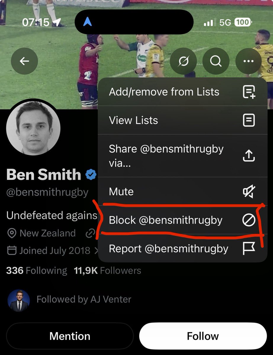 CeeTee72818's tweet photo. @bensmithrugby In 3…2…1. 
Cheers @bensmithrugby 

The start of the end for you. 👍 https://t.co/kgpKTGPfsz