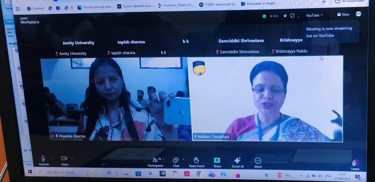 IicAmity's tweet photo. 🚀 Expert Talk on “Lean Startup and MVPs”
The Innovation &amp; Entrepreneurship Cell, AIVIsuccessfully organized an insightful expert talk on “Lean Startup and MVPs”to foster an entrepreneurial mindset among students, researchers, faculty members, and aspiring innovators. https://t.co/LbGYHvEqlo