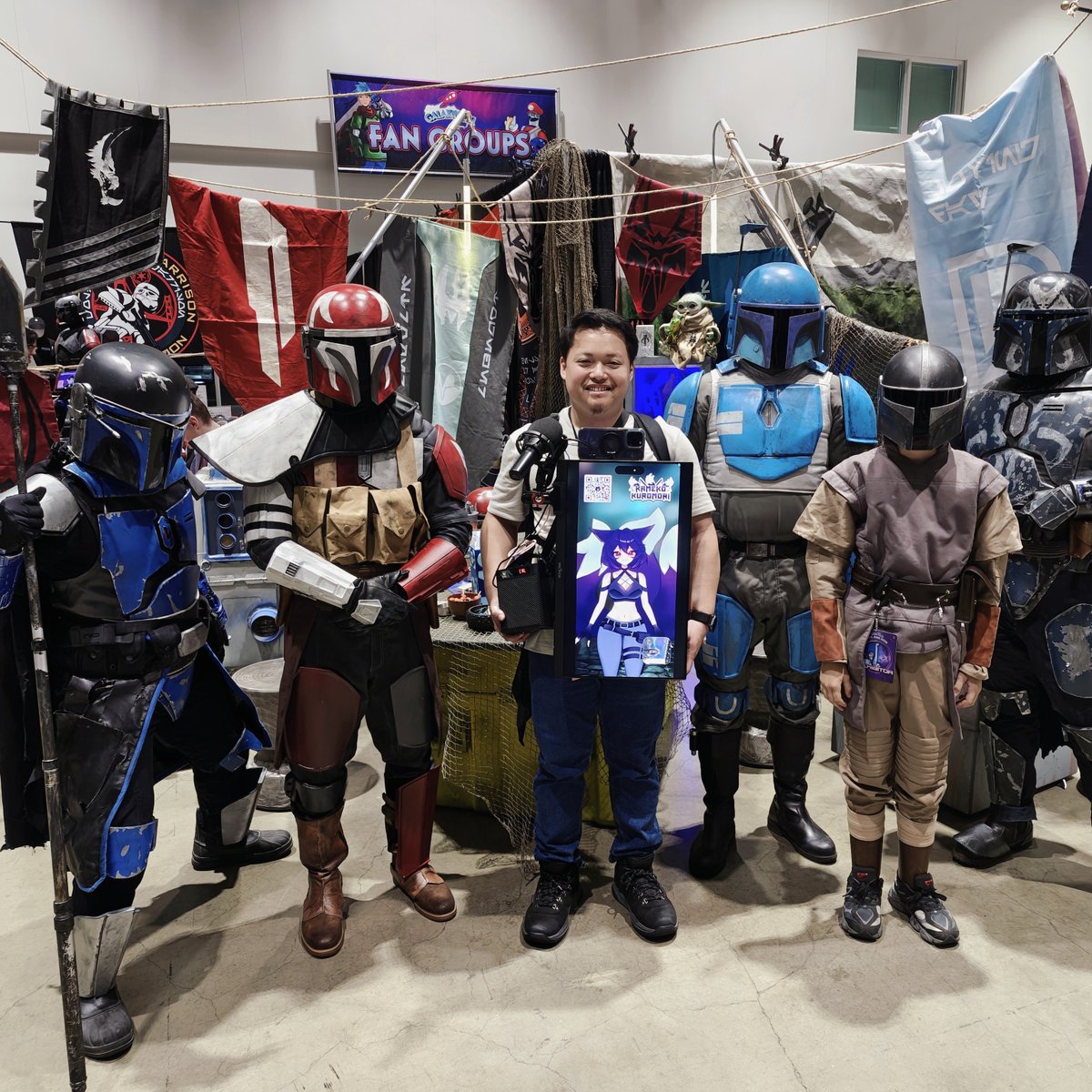 TheRiceNetwork's tweet photo. GalaxyCon has concluded! Thank you to all the guests and our team! While we experienced new challenges, we also learned ways to improve! A huge thanks to our partner, @VBimboOfficial, for hosting and sponsoring this event to bring VTubers to more events and conventions! https://t.co/i9UStMRCAN