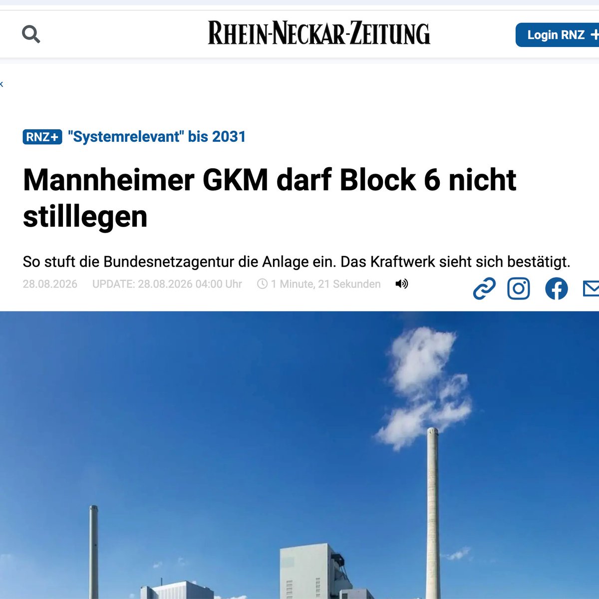 OutdoorChiemga's tweet photo. Es wird wohl nix mit dem Kohleausstieg, weil ohne funktioniert unser Stromnetz schlicht nicht. 
Bereits 10,2 GW
-Grundlastfähig, auch wenn keine Sonne scheint, Wind weht.
-hohe Momentanreserve
-Harmonische Stabilität
-Blindleistungskompensation https://t.co/TomcVVNboq