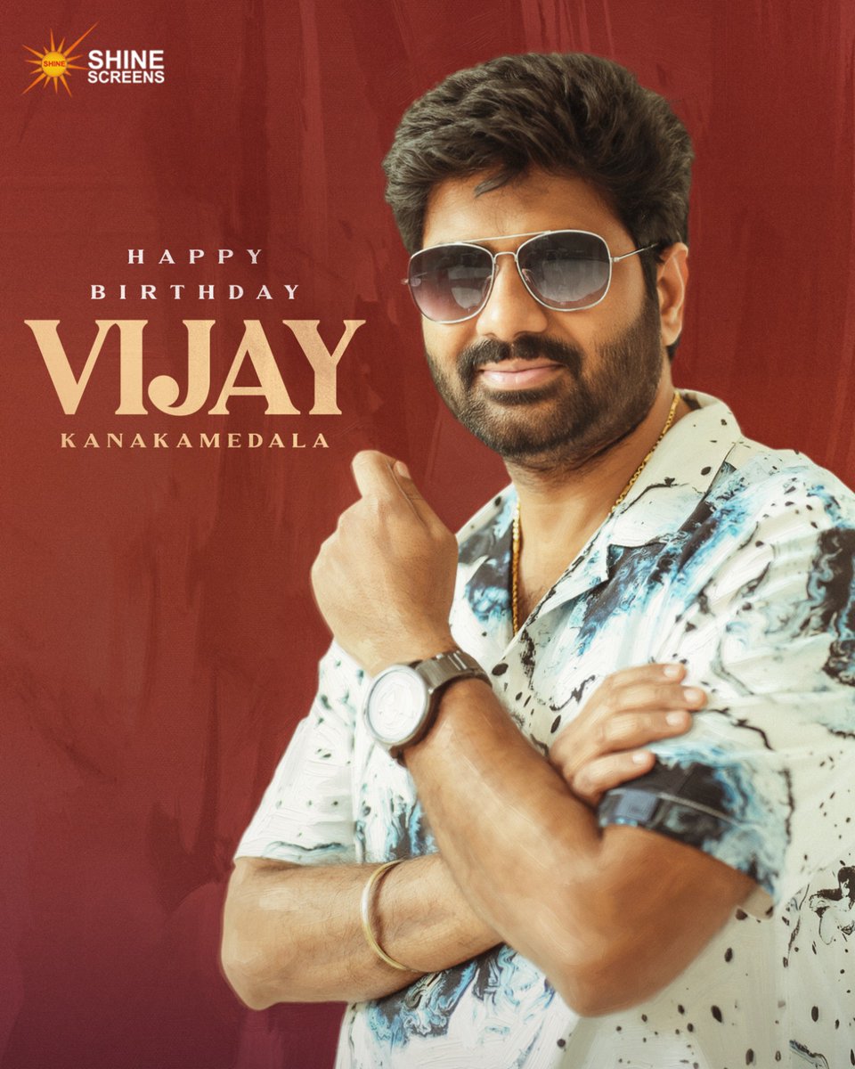 Shine_Screens's tweet photo. Wishing @DirVijayK Garu a Very Happy Birthday!✨

May your creative journey continue to inspire, with many more remarkable stories, greater success, and unforgettable moments ahead. 🎥

#HBDVijayKanakamedala #VijayKanakamedala https://t.co/BqdS3vFFJa