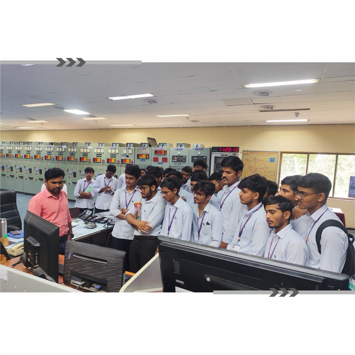 ritindia1983's tweet photo. ⚡ RIT Electrical Engineering students explored the 400 kV EHV MSETCL Substation at Mundhe, Karad, gaining practical insights into power transmission, switchgear, transformers, control systems and high-voltage safety.
#RIT #ElectricalEngineering #MSETCL #IndustrialVisit https://t.co/2NpdyY0d7s