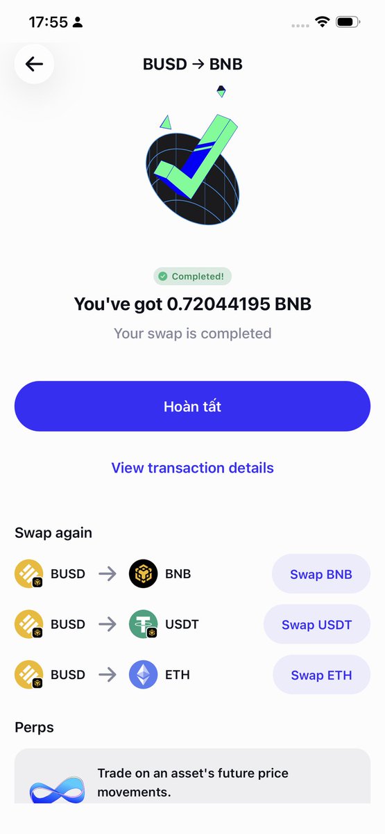 Minh_BNB10000's tweet photo. CZ made me open my old Trust Wallet again.
I didn’t expect what I found.

Buried inside was 500 BUSD that I had completely forgotten about. It suddenly brought back a lot of memories.

There was a time when BUSD was everywhere in the Binance ecosystem. I had left these 500 BUSD sitting in my wallet for years — almost like a small piece of Binance history that I had unknowingly preserved.

Today, I finally found it again. And I swapped all 500 BUSD into BNB. 🟡
Strangely, this made me genuinely happy. Not because I suddenly found $500.

But because something from an old chapter of my crypto journey came back to me — and I was able to turn it into the asset that still represents the ecosystem I’ve followed all these years.

BUSD was the memory. BNB is the journey continuing.

The funny part is that I probably wouldn’t have opened this old wallet today if I hadn’t seen all the recent conversations around CZ and Trust Wallet.

Sometimes a product update does more than improve a wallet. Sometimes it helps someone rediscover a piece of their own history.

Thank you @cz_binance.
Thank you @TrustWallet. 💛
🟡 Love BNB