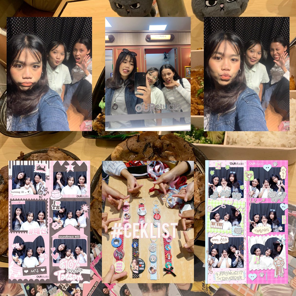 levenabe's tweet photo. sharing my little versions of #onedoormain yang isinya very crafty (debatable), very kimukatsu (kenyang), dan very artsy bersama frame yang sudah aku cita-citakan sejak sd #yes #AMeowmentToRemember #Soundtrack22TS https://t.co/uKH1wk3Iaj