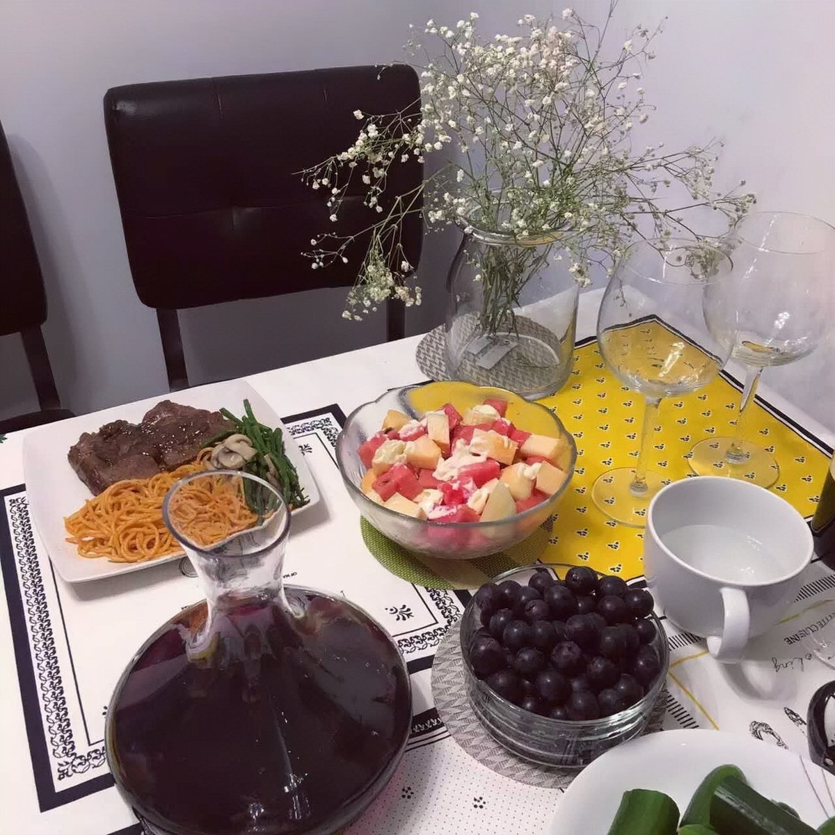 LinWangj2's tweet photo. A steak  a glass of red wine a toast to today and to the self who never gave up on life https://t.co/MjLztuL6s1