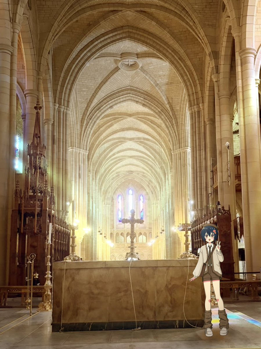 B__mctA96's tweet photo. 大聖堂の中にも入ってパシャリ📸 https://t.co/R5hi1fGO41