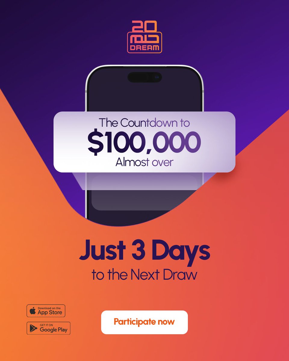 Dream_MBC's tweet photo. 3 days to go.
Imagine waking up to $100,000 and having the freedom to put it towards something that truly matters to you.
A dream trip. A fresh start. A plan you’ve been waiting to make happen.
The next draw is almost here. Make your move.
Participate now.
#MBCDream #DreamBig #YourChance #WinBig #DreamToWin #LifeChanging #CashPrizes #NextDraw #NextWinner #MBCDream20