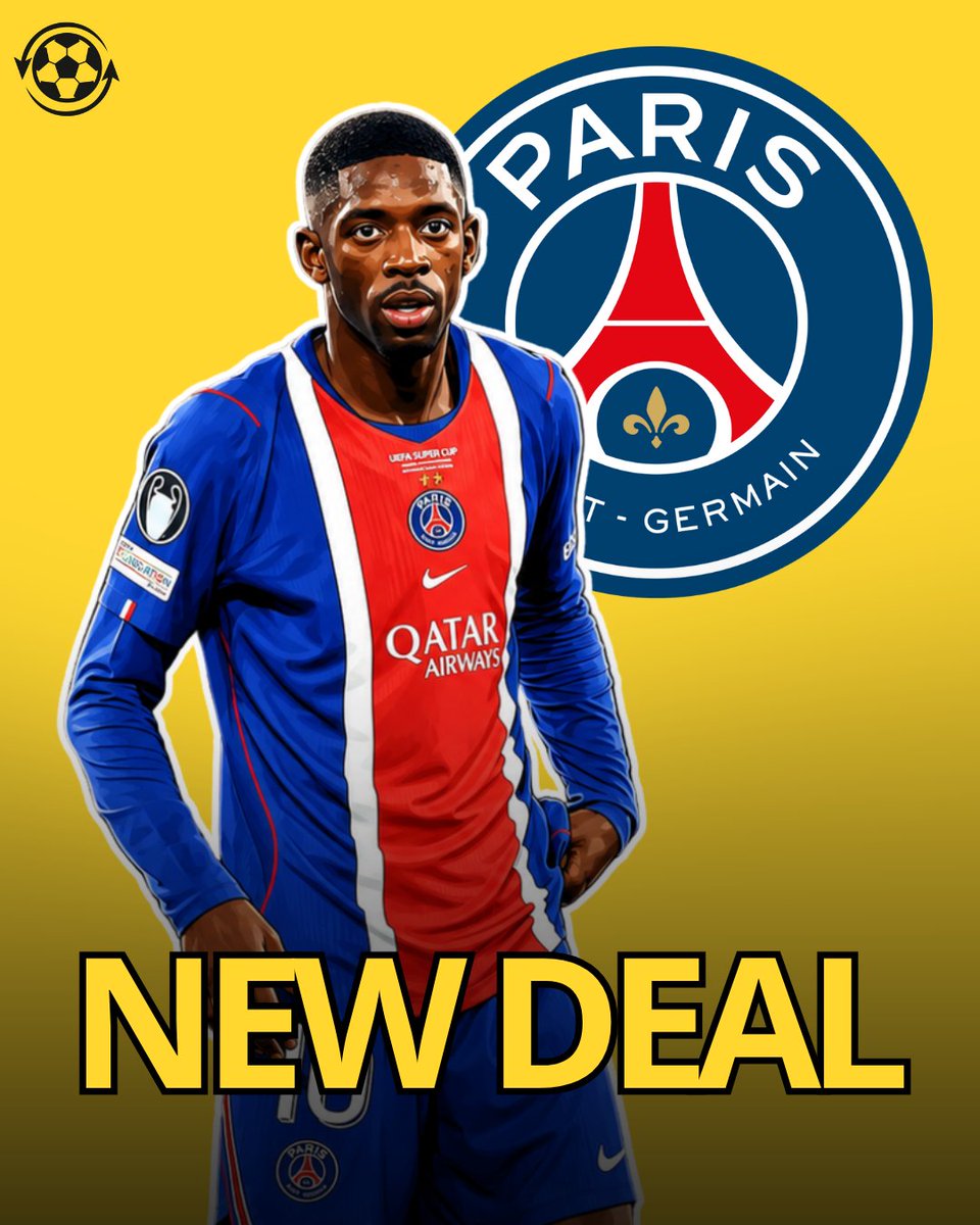 DeadlineDayLive's tweet photo. 🚨 Ousmane Dembélé is set to sign a new contract with PSG until 2030. 🇫🇷🔴🔵

Despite interest from Saudi clubs, Dembélé has reached an agreement to extend his stay in Paris, with PSG keeping the financial terms within the limits requested by the player.

(Source: L’Équipe / Canal+)