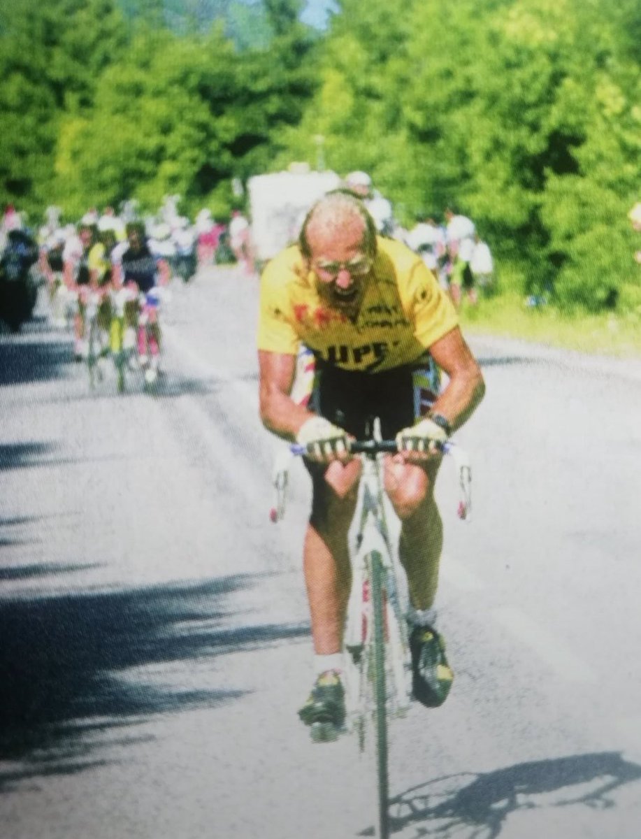 TousPoulidor's tweet photo. 31 août 2010. La dernière échappée de Laurent Fignon après un long combat contre le cancer https://t.co/azOfyt881B