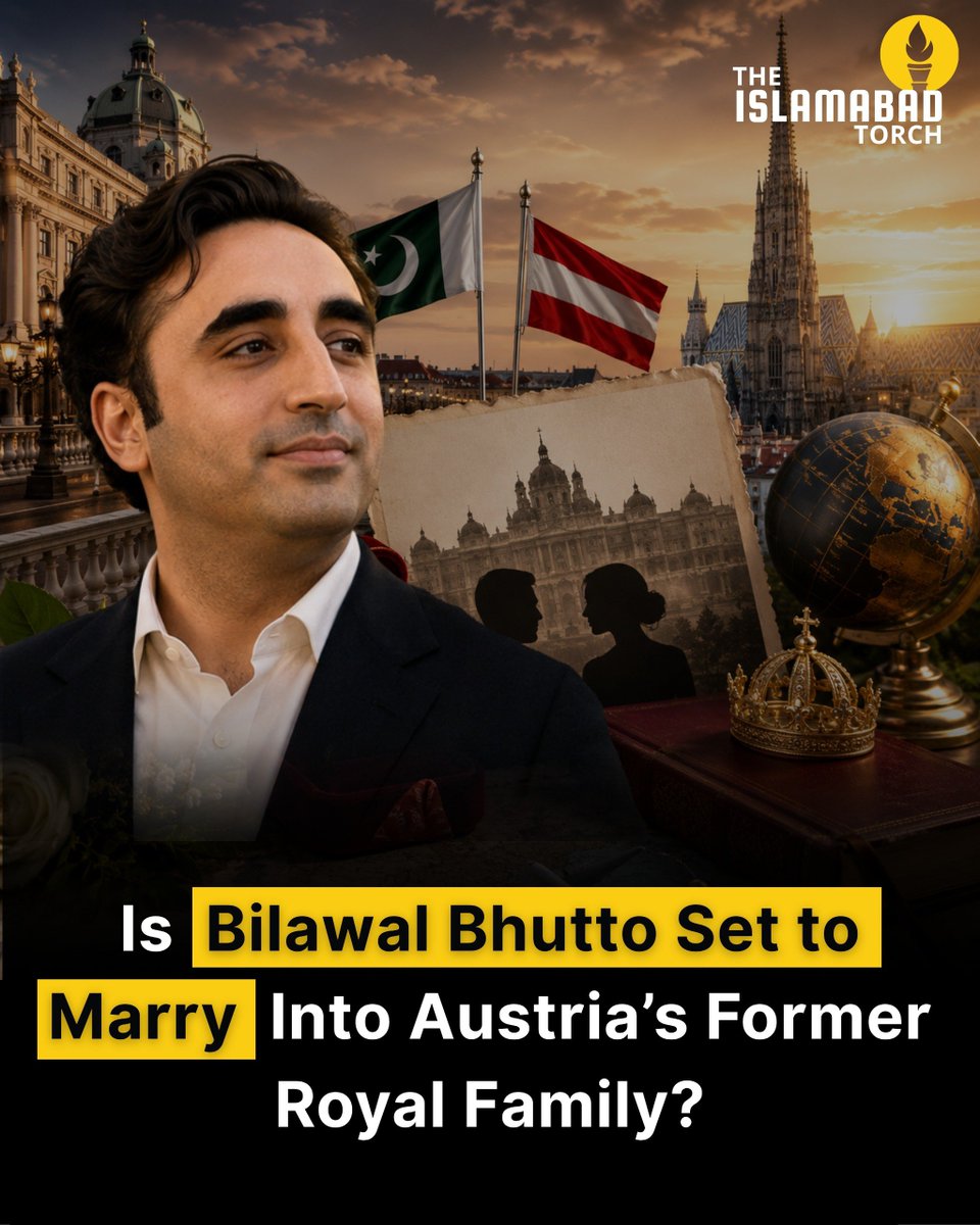 IslamabadTorch's tweet photo. Reports suggest Bilawal Bhutto Zardari may marry a scion of Austria’s former royal House of Habsburg-Lorraine following family meetings in Europe, though no official announcement has been made.

#bilawalbhutto #JoséSerrano #GirneLimanı https://t.co/97Ylf16Lt1