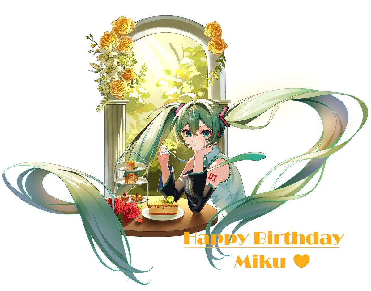 abb_unin's tweet photo. #初音ミク誕生祭2026
生日快乐🎂🎂🎂
画了安静吃下午茶的miku https://t.co/F3BCYozkaa