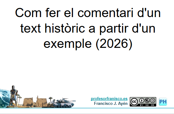 profesorfran's tweet photo. Acabo de subir un comentario de texto hecho paso a paso como ejemplo (Historia de España,2º bach) He intentando seguir los criterios de la Comunidad Valenciana. Está en castellano y valenciano/catalán. Los enlazo desde la página del comentario de texto: https://t.co/h2ToOdXN8J https://t.co/6uX3toKfYS