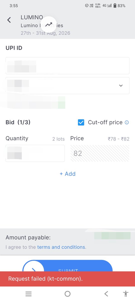 Aditya_P_kale's tweet photo. Getting errors like million times while applying &amp; modifying for IPOs.
😑
Not expected at all from @zerodha 
@AskZerodha https://t.co/1W6zOXZF2M