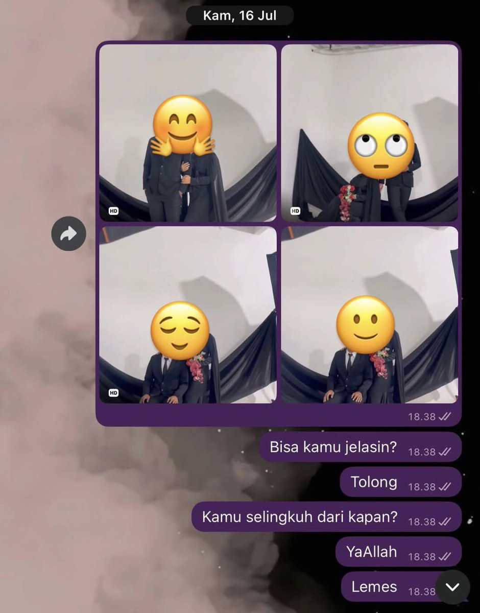NatashaHallp1's tweet photo. heran yaa, kokbisa lu selingkuhin gue padahal yg banyak kurangnya lu anjj💔￼

Ini cht bbrp bbrp hari yg lalu sblm temen gue tiba2 ngirim foro prewedd hehe syokkk? Kaget? Jelasss wkwkwkkw baca aja dari kata2nya bikin gue yakin kalo kita bisa sama2 perbaiki hubungan lagi. Point “Aku cuma berharap kita bisa dipertemukan yang terbaik menurut takdir” whatttt??? Gila ya ini cowo? Gasalah ni laki brengsek ngetik kek gt? Emg dia gamikir/gasadar ya kalo dia udh mau menikah dgn pilihannya. Jujur gue sampe bingung sama si brengsek ini.￼

DAN GONGGGNYA, DIA NGAJAK GUE BREAK ALESANNYA “Karena dia blm bisa ngasih kepastian kegue” wkwkkwkwkw selang 3bln break ternyata dia udah nyusun rencana sm cewe lain🥵 badjinkkkkann￼

Pdhl jelas dia blg bnyk hal yg gua gatau, tp sampe detik inipun gue gadapet penjelasan apa2 dari ni laki brengsek, ketemu aja ngga wkwkkw ngomong sepatah dua kata pun ngga. Tuu ngaku kalo dia gabaik. KASIAN YA JADI CALON ISTRINYA DAPET CALON SUAMI GABAIK. Alhamdullilah gue mah selamet🤗🤘🏻 hah mau jd temen baik? Ogah ajg njs￼

Disini gue udh tau sbnrnya kalo ni laki ada cewe lain. Btw kita emg LDR, jd ganutup kemungkinan buat dia selingkuh sangat gampang. Krn dulu sblm ldr dia udh pnya riwayat selingkuh cmn gue maafin hehe emg dasar bulol (bucin tolol) pada saat itu ya.  Segala bilang “Kamu beneran siap buat nunggu aku?” Hahahahha tolol, p mksd cb siap buat nunggu lo stlh nikah trs cere jd duda? Hellowww ogah amit2￼